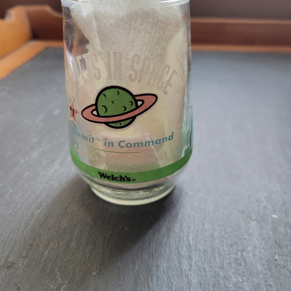 Welch's Dining Vintage 998 Jim Hensen Welchs Glass Muppets In Space 1 Kermit In Command